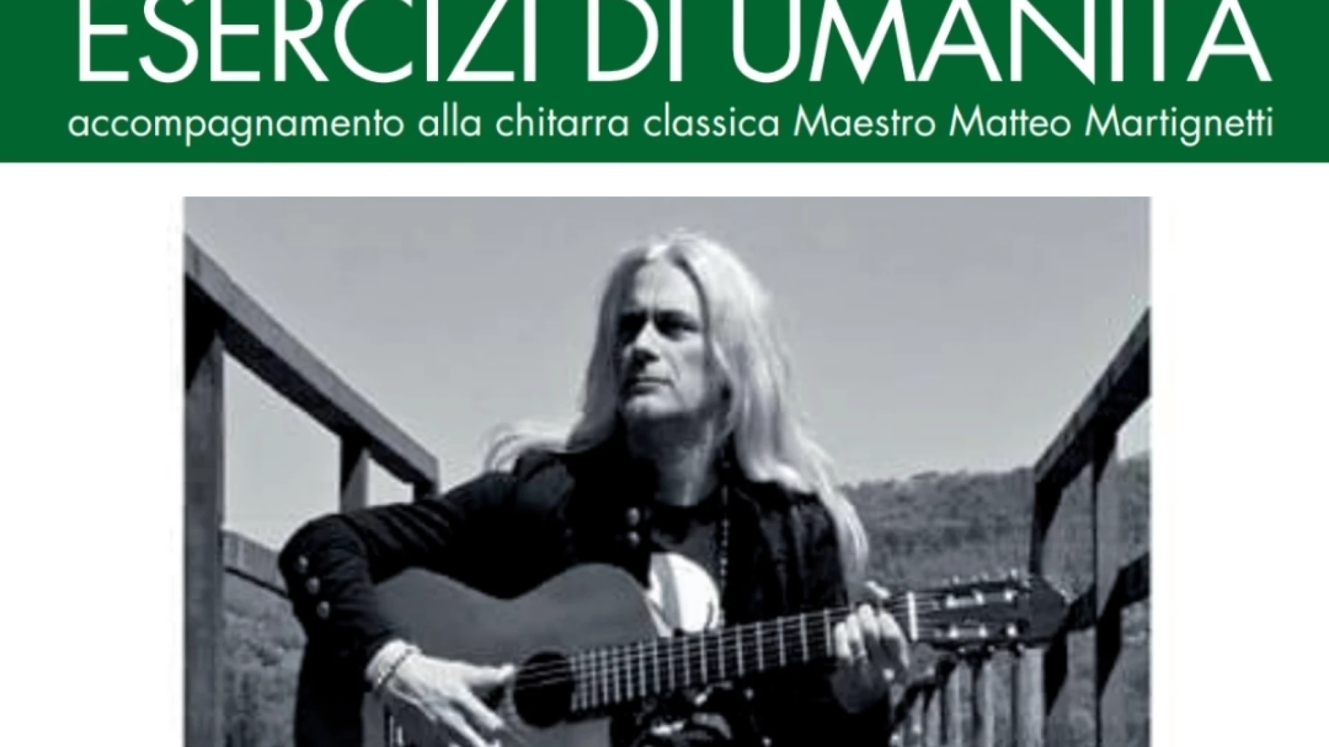 Il Parco dell’Olivo di Venafro ospita Maurizio Picariello con “Esercizi di Umanità”. Un viaggio tra parole e musica.